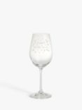 Dartington Crystal A Gift For You 'Happy Birth-yay' Birthday Wine Glass, 350ml, Clear