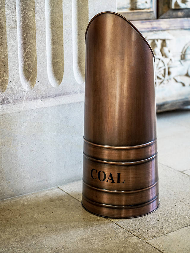 Ivyline Fireplace Coal Hood, 54cm, Antique Copper