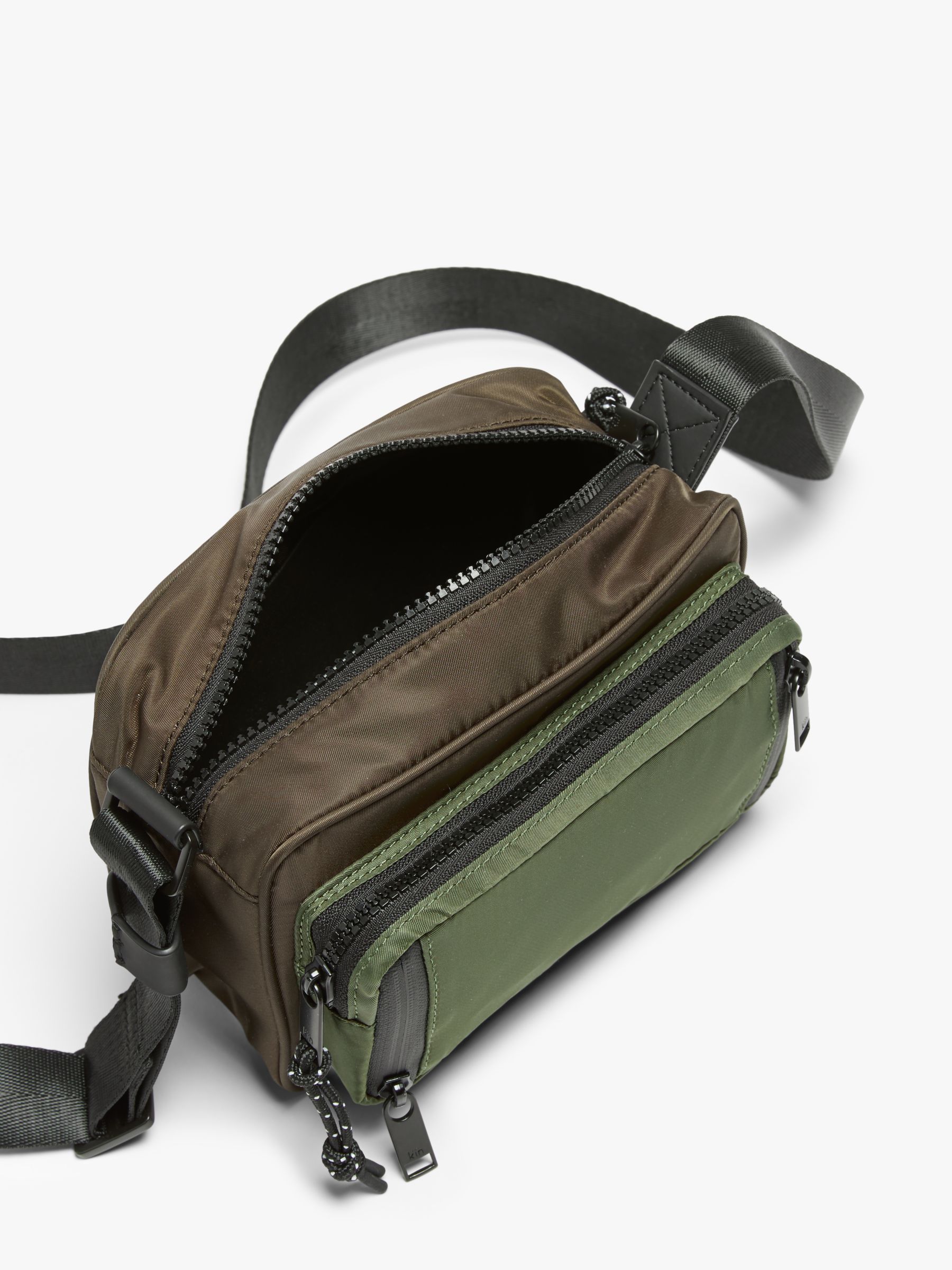 Kin Compact Multi-Pocket Cross Body Bag at John Lewis & Partners