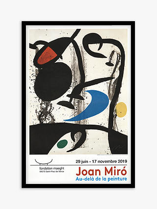 Galerie Maeght - De La Peinture Joan Miro Exhibition Poster Framed Print, 93.5 x 63.5cm