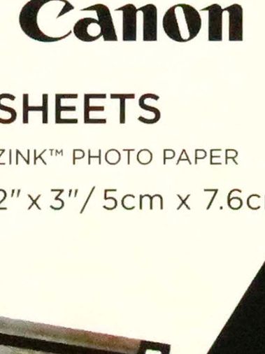 Canon Zoemini Zink Photo Paper - 50 Sheets