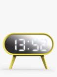Space Hotel Cyborg LED Digital Alarm Clock, Yellow