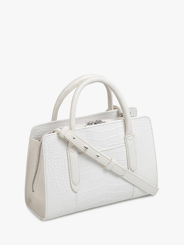 Radley Liverpool Street Leather Small Multiway Bag, Bright White at John Lewis & Partners