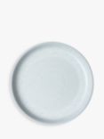 Denby White Speckle Glaze Dinner Plate, 26cm