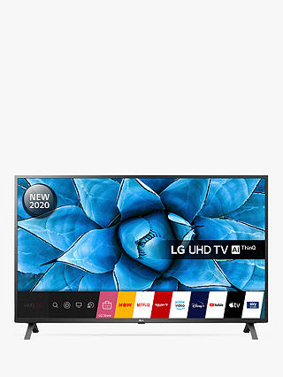 LG 50UN73006LA (2020) LED HDR 4K Ultra HD Smart TV, 50 inch with Freeview HD/Freesat HD, Ceramic Black