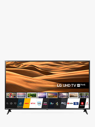 LG 65UM7050PLA (2020) LED HDR 4K Ultra HD Smart TV, 65 inch with Freeview Play/Freesat HD, Ceramic Black
