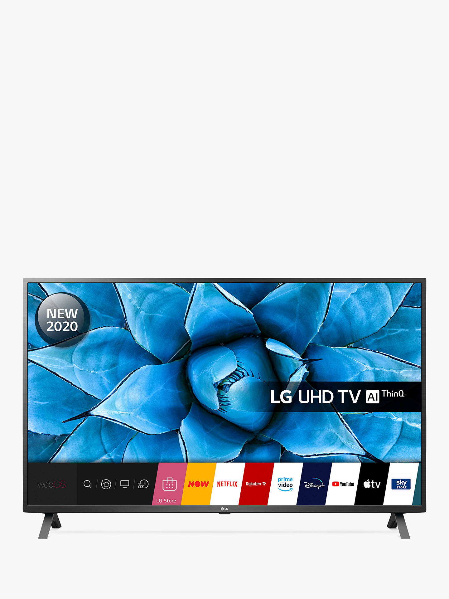 LG 55UN73006LA (2020) LED HDR 4K Ultra HD Smart TV, 55 inch with Freeview HD/Freesat HD, Ceramic ...