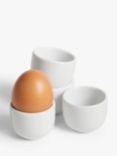 John Lewis ANYDAY Dine Egg Cups, Set of 4, White