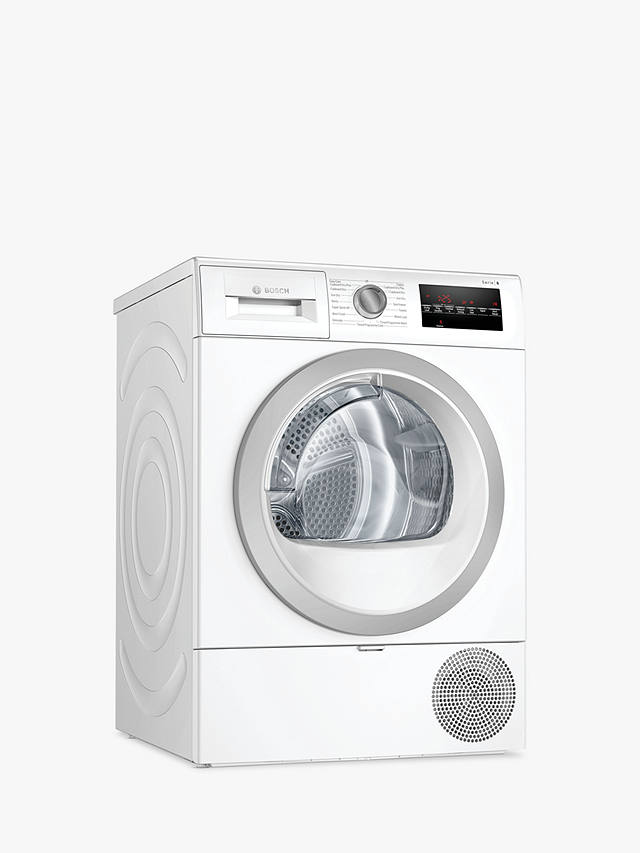 Buy Bosch Serie 6 WTR87T82GB Freestanding Heat Pump Tumble Dryer, 8kg Load, A++ Energy Rating, White Online at johnlewis.com