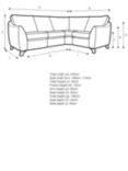 G Plan Vintage The Sixty Eight RHF 5+ Seater Corner Sofa, Tweed Seaglass