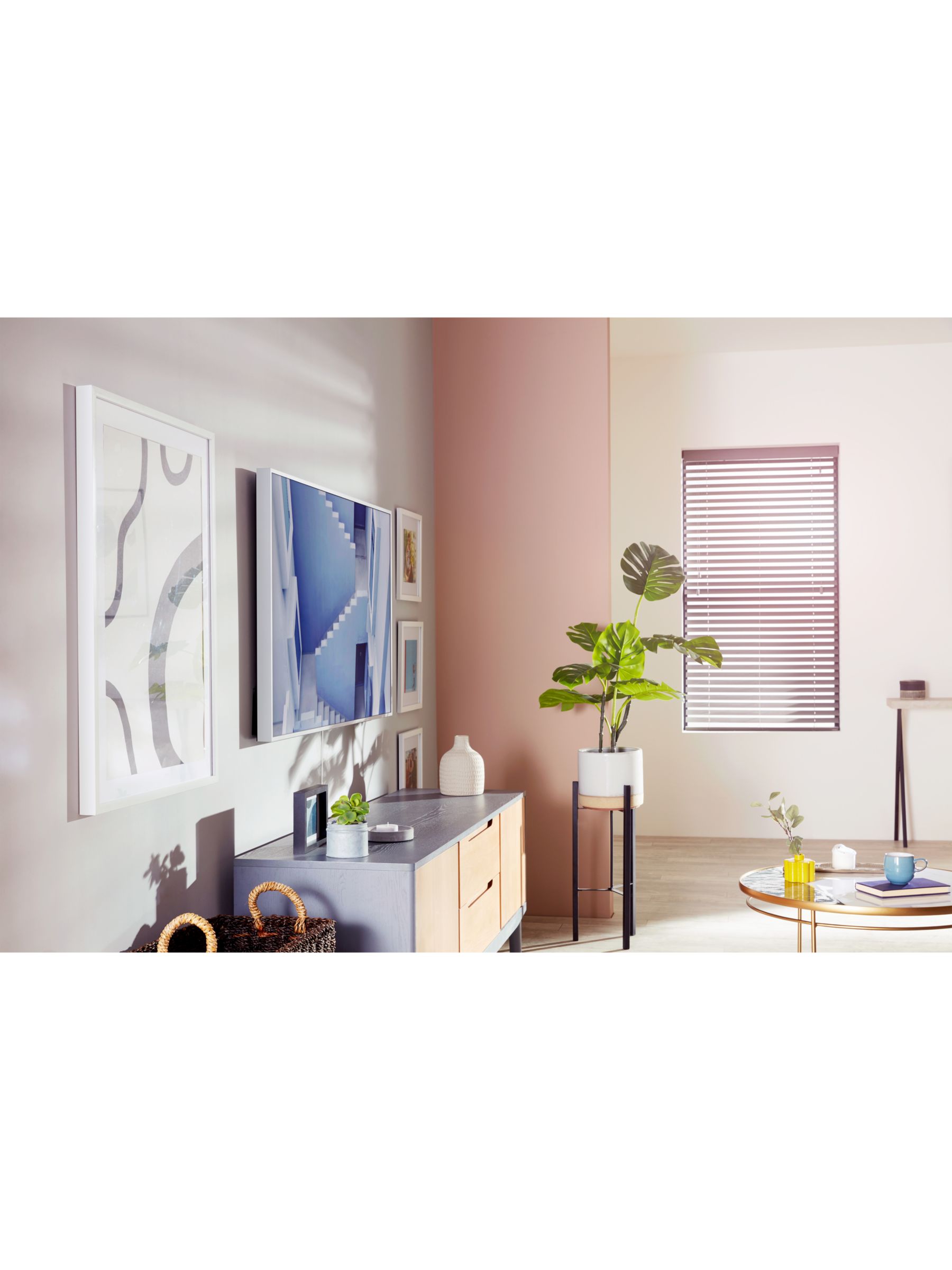 Samsung The Frame (2020) QLED Art Mode TV with No-Gap Wall Mount, 50 inch at John Lewis & Partners