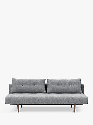 Recast Range, Innovation Living Recast Sofa Bed with Pocket Sprung Mattress, Dark Leg, Twist Granite