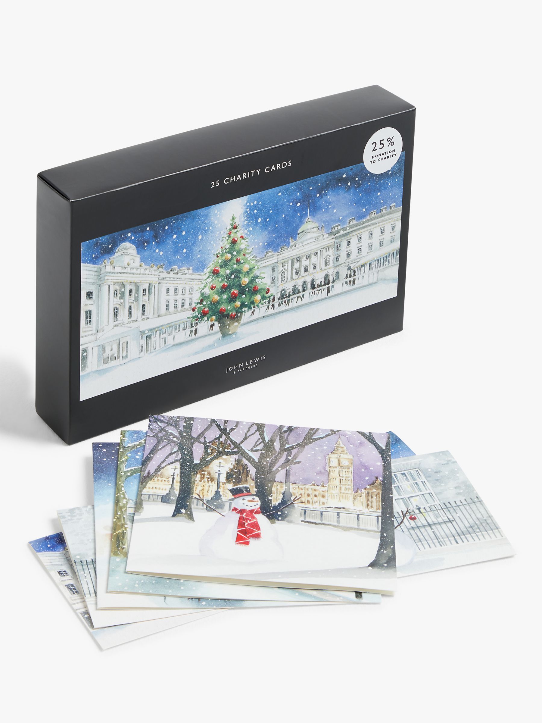 John Lewis & Partners London Bumper Charity Christmas Cards, Box of 25