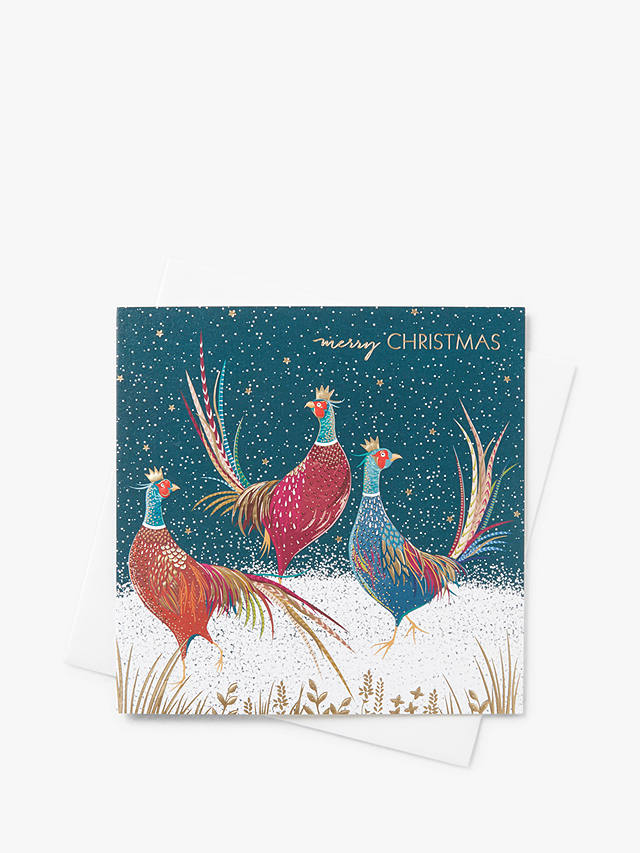 Sara Miller Pheasant Christmas Cards, Pack of 8