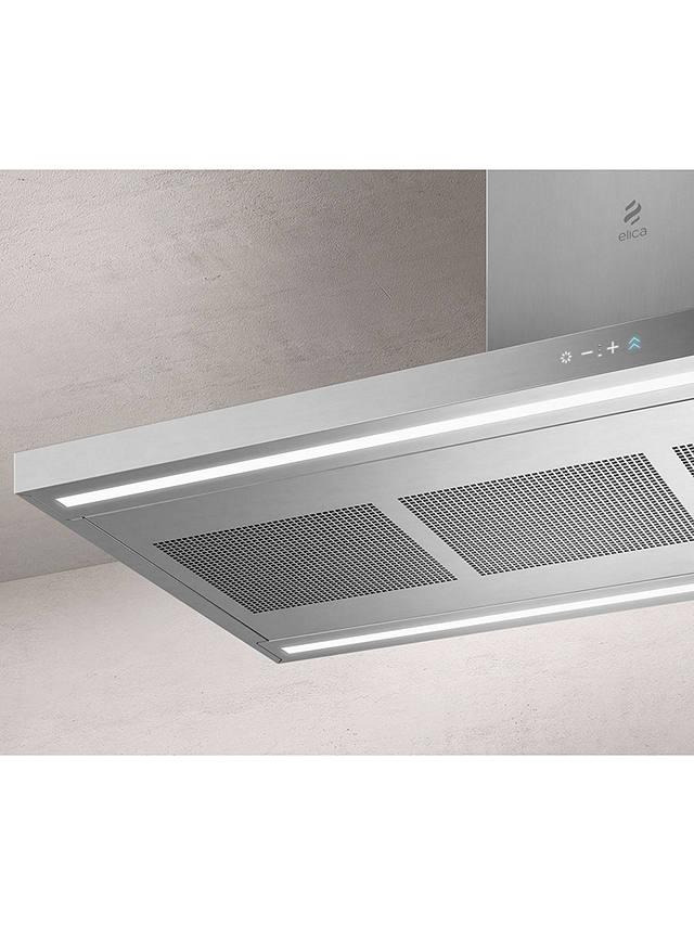 Buy Elica THIN-120 119.8cm Chimney Cooker Hood, A Energy Rating, Stainless Steel Online at johnlewis.com