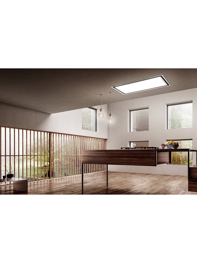 Buy Elica SKYDOME16 100cm Ceiling Cooker Hood, A Energy Rating, White Online at johnlewis.com