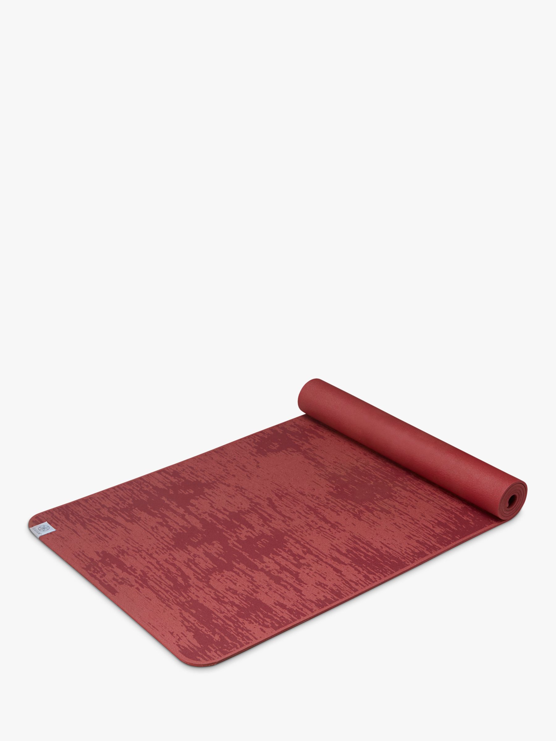 Gaiam Premium Metallic Yoga Mat (6mm) - Aubergine Medallion
