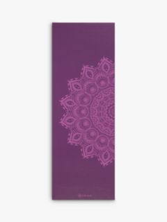 Gaiam Premium Mandala 6mm Yoga Mat, Purple