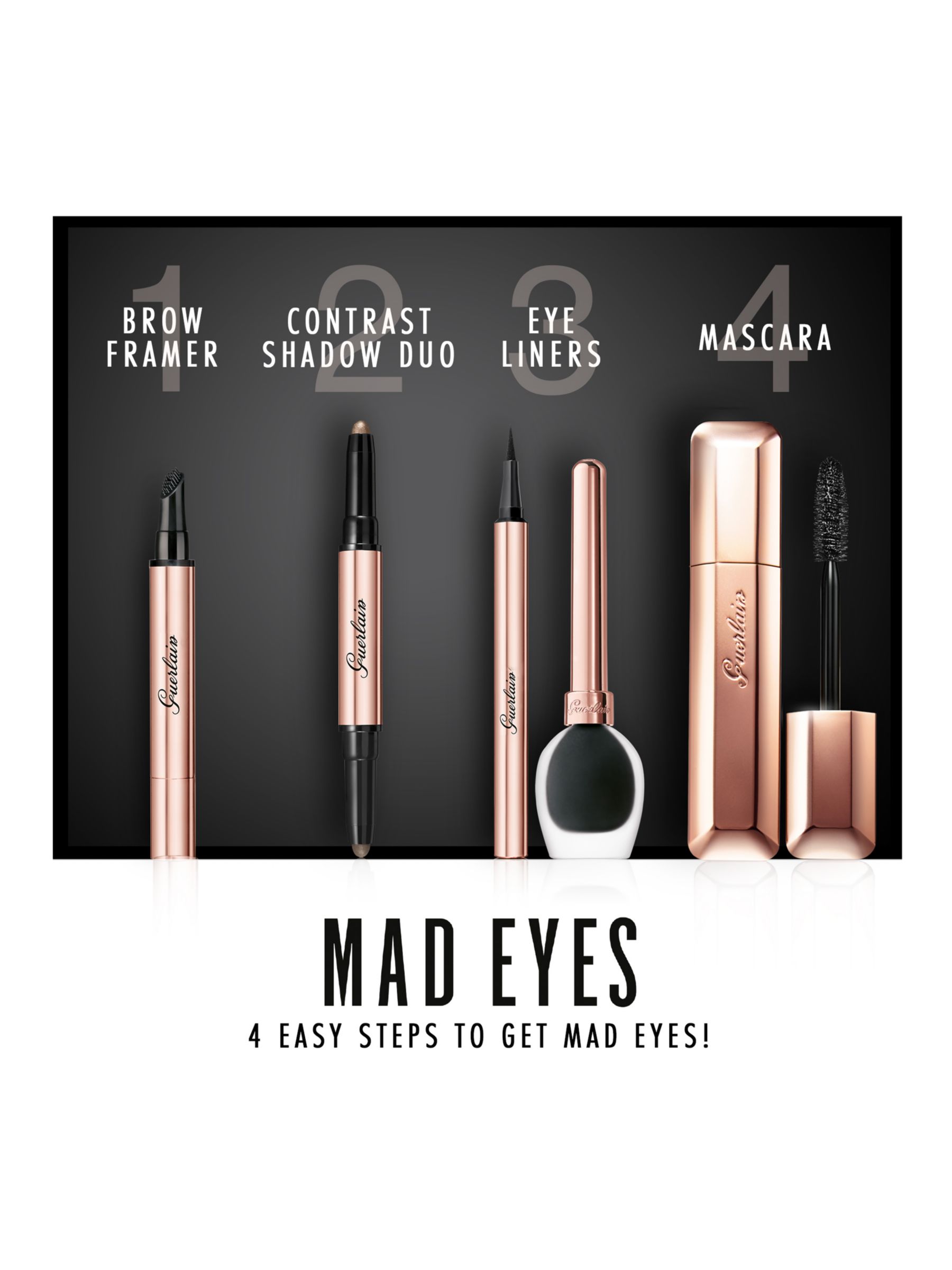 Guerlain Mad Eyes Buildable Volume Mascara, 01 Mad Black 7