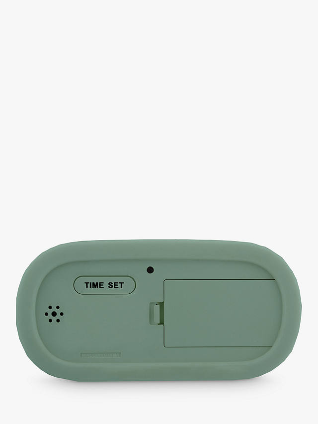 Acctim Silicone Jumbo LCD Smartlite® Digital Alarm Clock, Mint Green