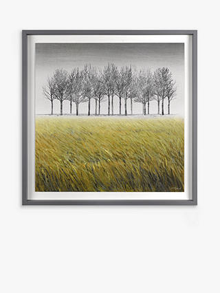 Adelene Fletcher - Trees Standing Ovation Framed Print & Mount, 69 x 69cm, Green/Multi