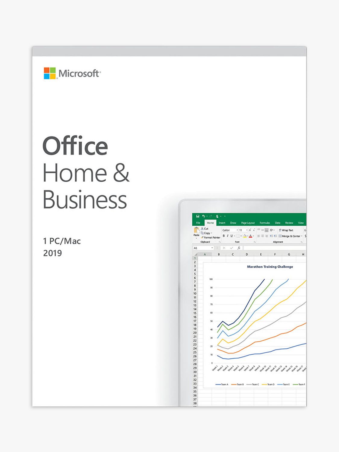 Microsoft Office Home and Business 2019, 1 PC, One-Off Payment ...