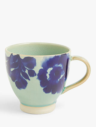 John Lewis & Partners Heritage Glaze Floral Mug, 380ml