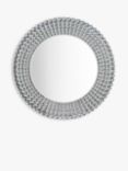 Gallery Direct Crystal Frame Decorative Round Wall Mirror, 90cm