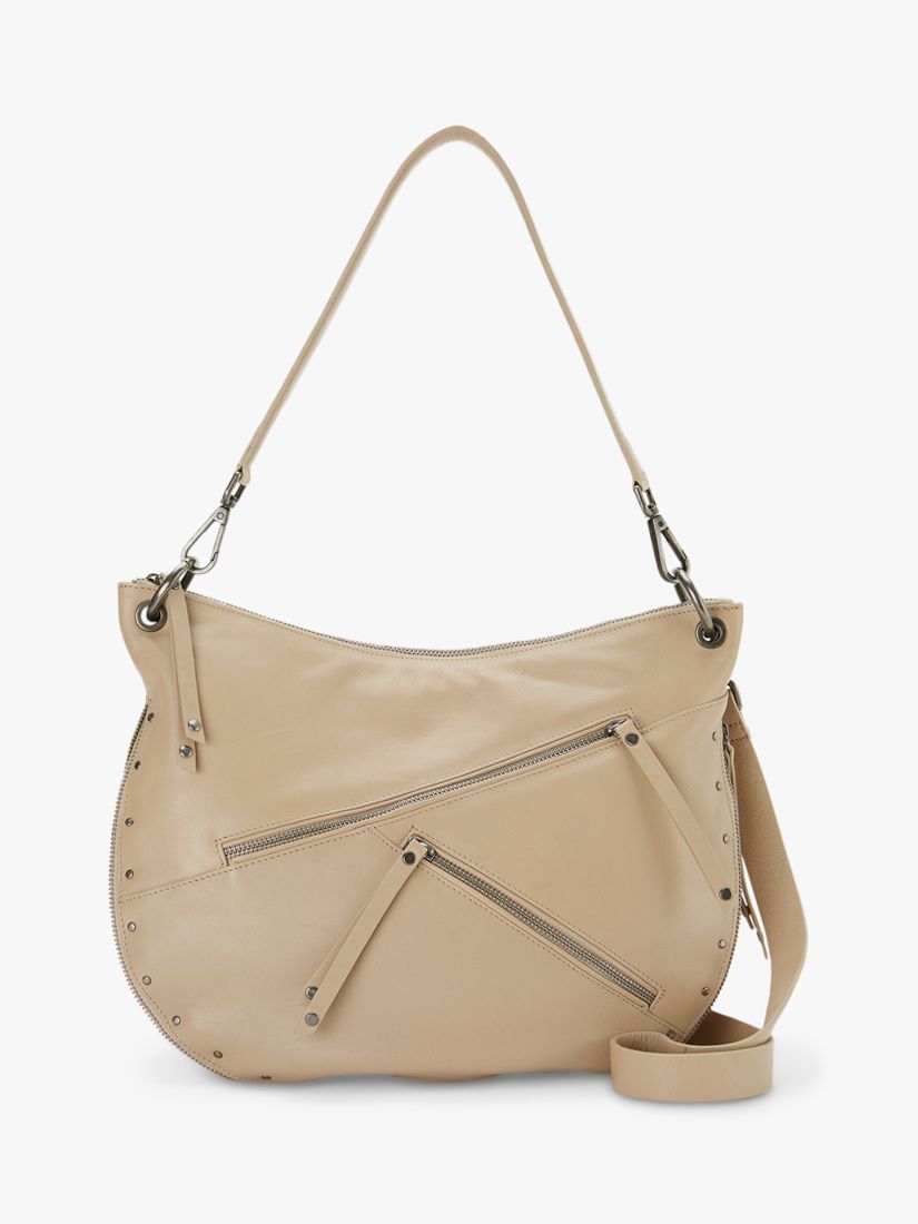 Mint Velvet Winnie Leather Shoulder Bag, Camel