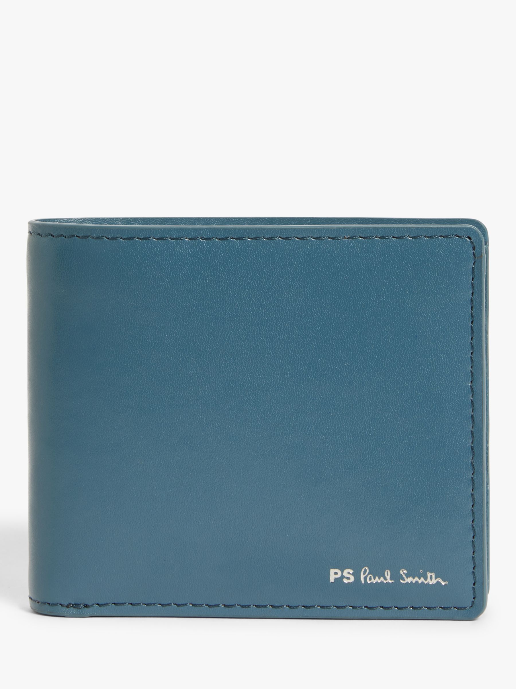 Paul Smith Leather Bifold Wallet, Slate Blue