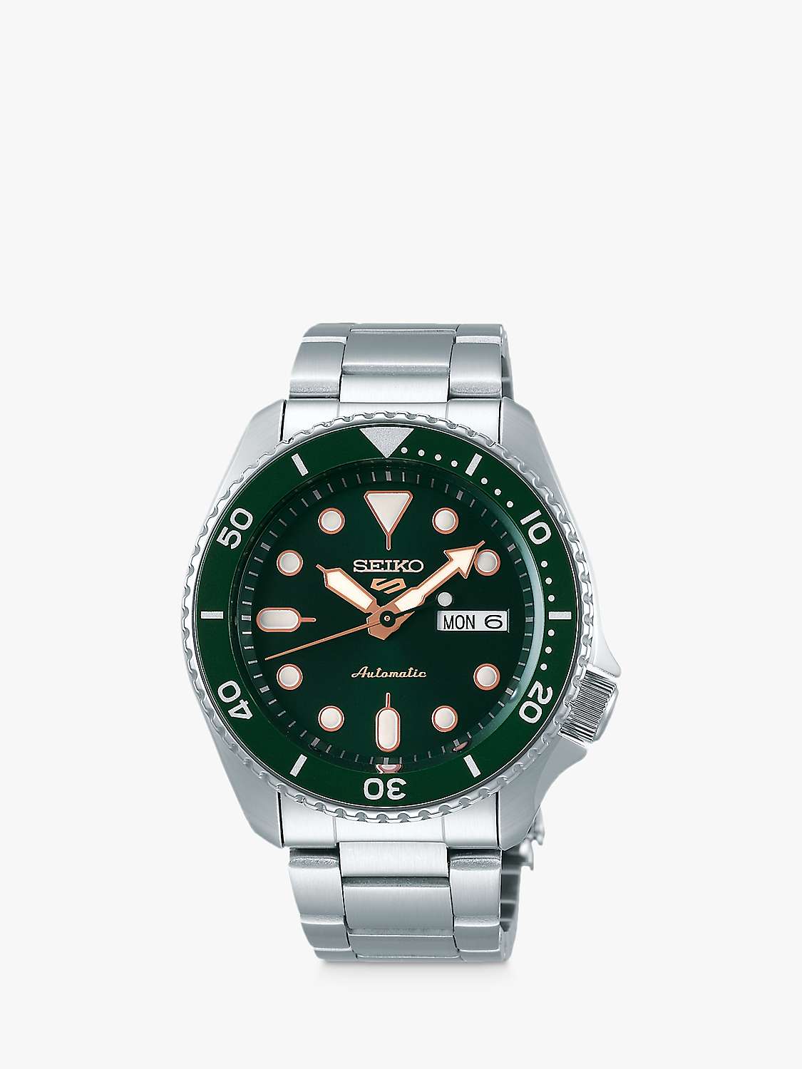 Buy Seiko Men's 5 Sports Automatic Day Date Bracelet Strap Watch Online at johnlewis.com