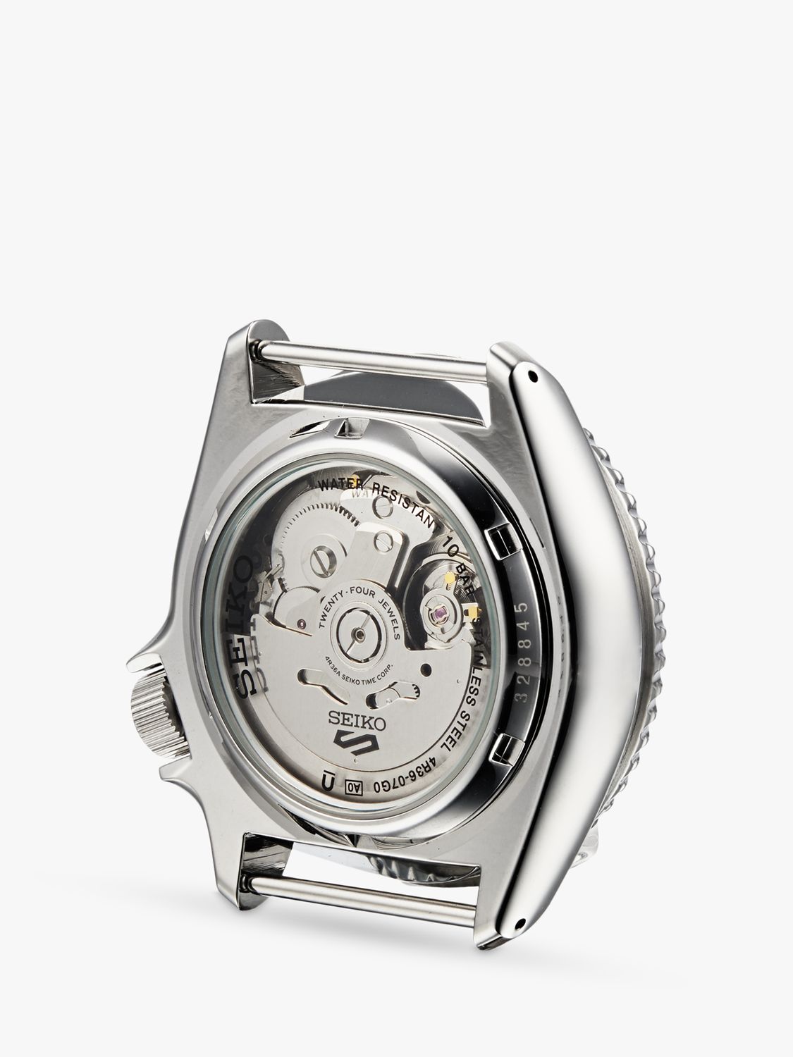 Buy Seiko SRPD63K1 Men's 5 Sports Automatic Day Date Bracelet Strap Watch, Silver/Green Online at johnlewis.com
