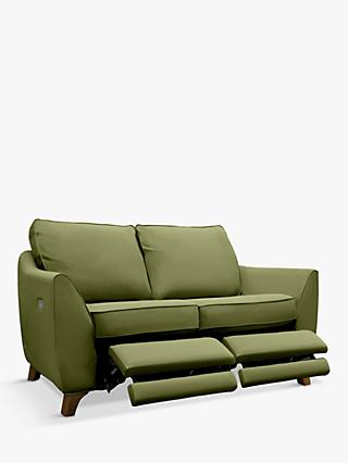 The Sixty Eight Range, G Plan Vintage The Sixty Eight Small 2 Seater Sofa with Double Footrest Mechanism, Marl Green