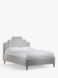 John Lewis Boutique Upholstered Bed Frame, King Size, Deep Velvet Steel