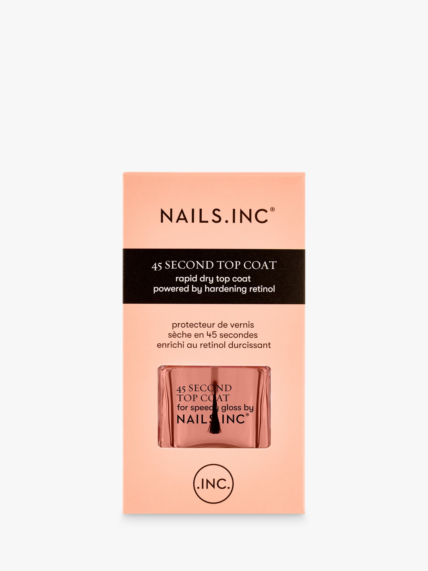Nails Inc 45 Second Quick Drying Top Coat, 14ml 2