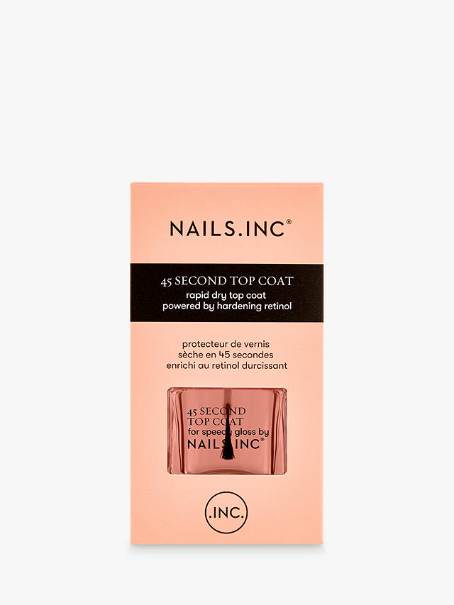 Nails Inc 45 Second Quick Drying Top Coat, 14ml 2