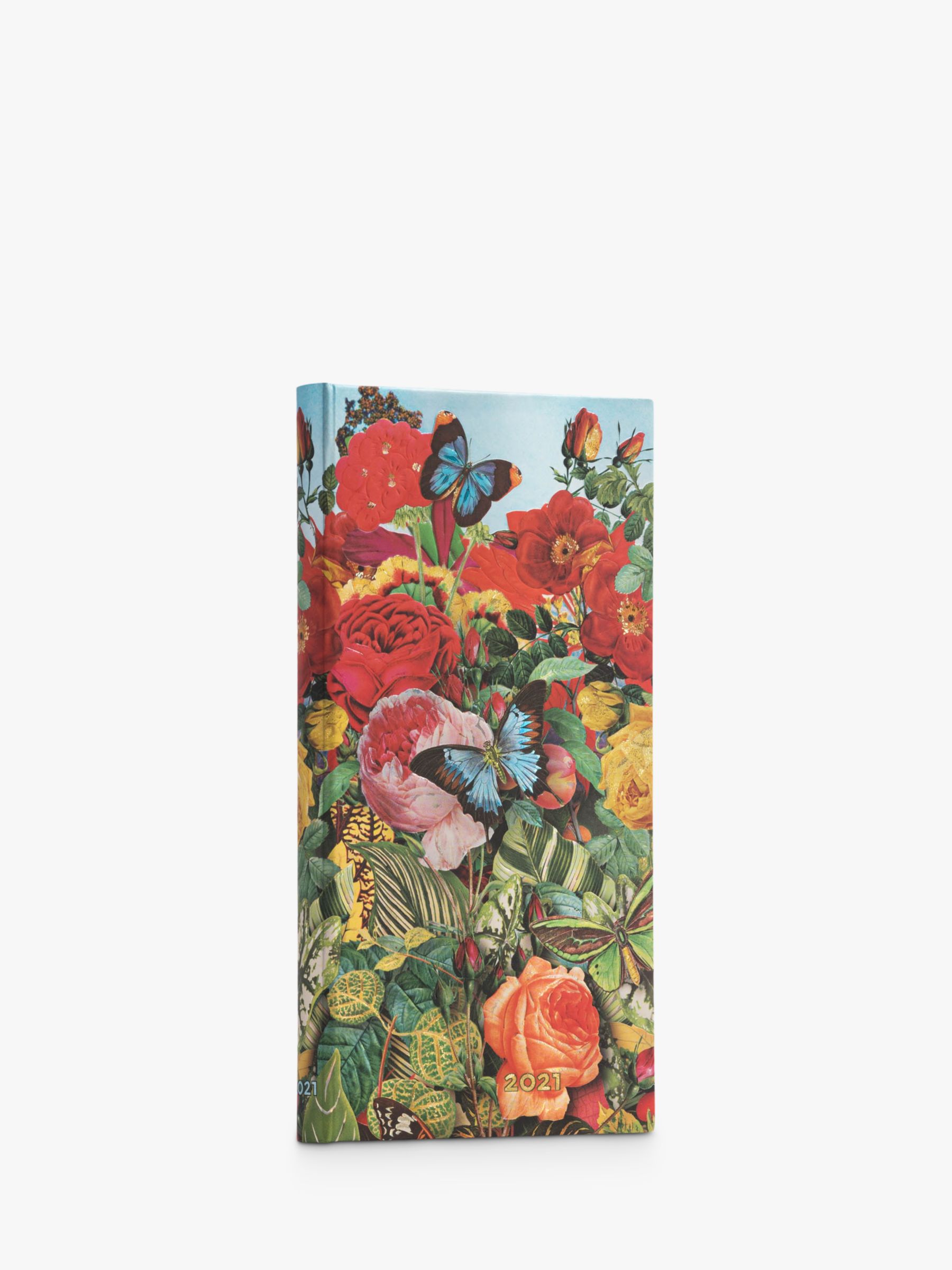 Paperblanks Slim Butterfly Garden Diary 2021 at John Lewis & Partners