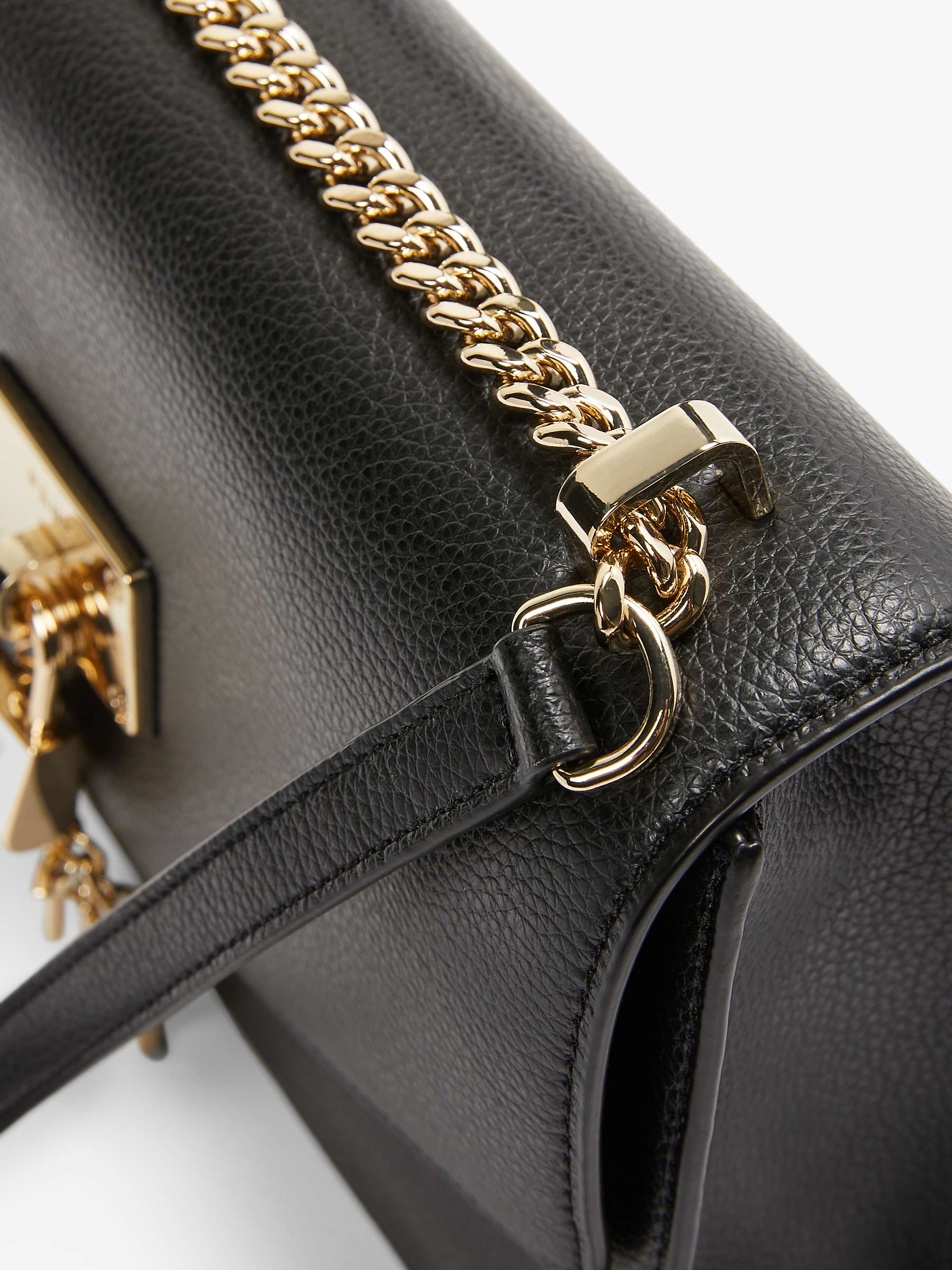 Buy DKNY Elissa Large Leather Shoulder Bag Online at johnlewis.com