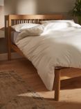 John Lewis Spindle Bed Frame, Double, Oak