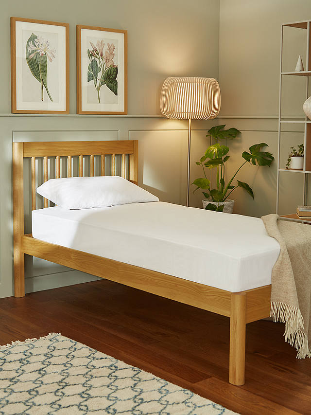 John Lewis Partners Spindle Bed Frame, Oak King Size Bed Frame Uk