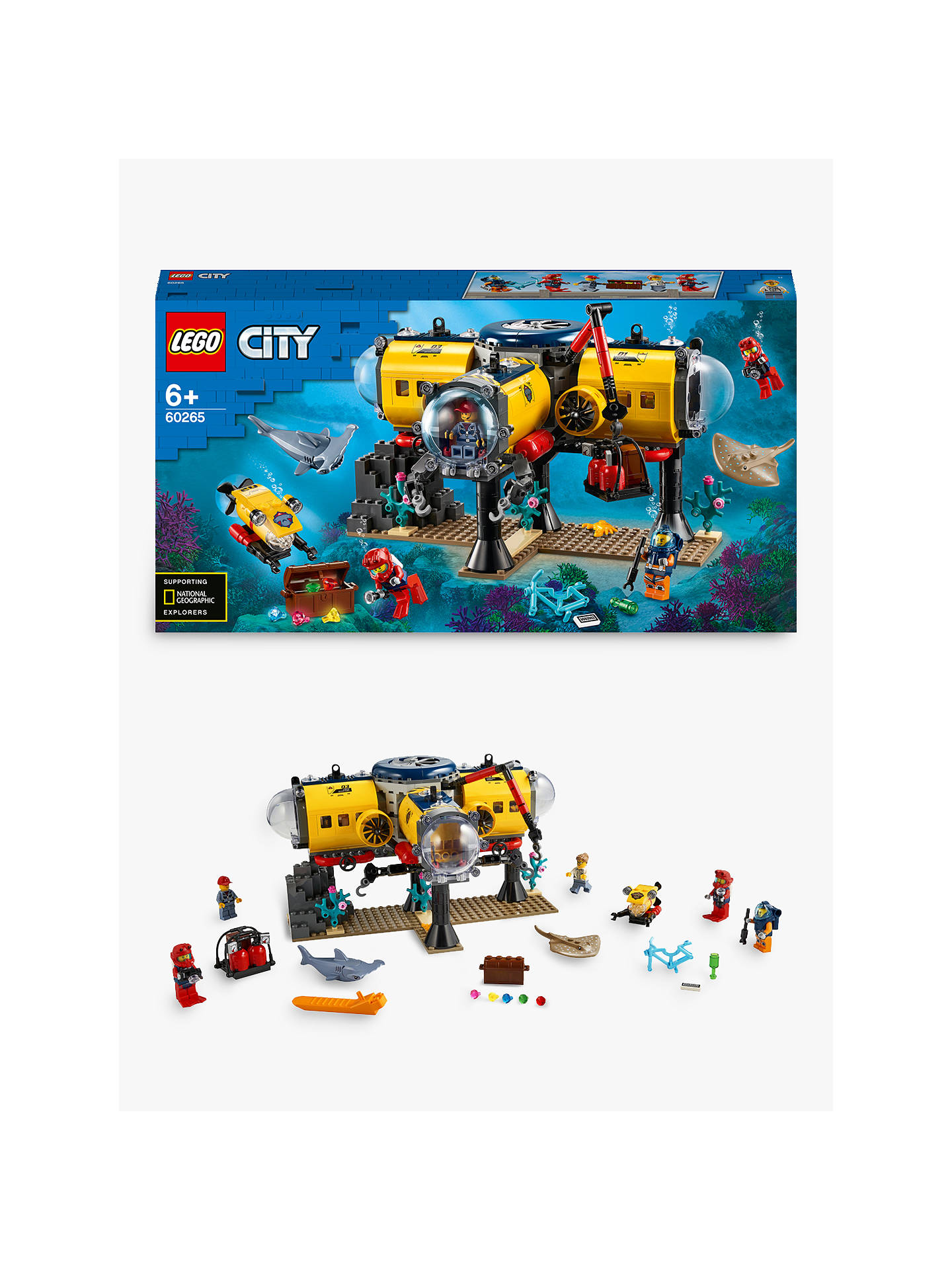 LEGO City 60265 Ocean Exploration Base at John Lewis
