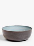 John Lewis Reactive Glaze Stoneware Cereal Bowl, 16.6cm, Blue