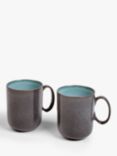 John Lewis Reactive Glaze Stoneware Mugs, 320ml, Set of 2