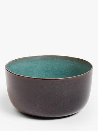 John Lewis Reactive Glaze Stoneware Serving Bowl, 22cm