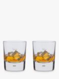 Dartington Crystal Personalised Exmoor Old Fashioned Whisky Glass Tumblers, Set of 2, 300ml, GabriolaFont