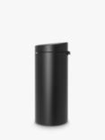 Brabantia New Touch Bin, Mineral Moonlight Black, 30L