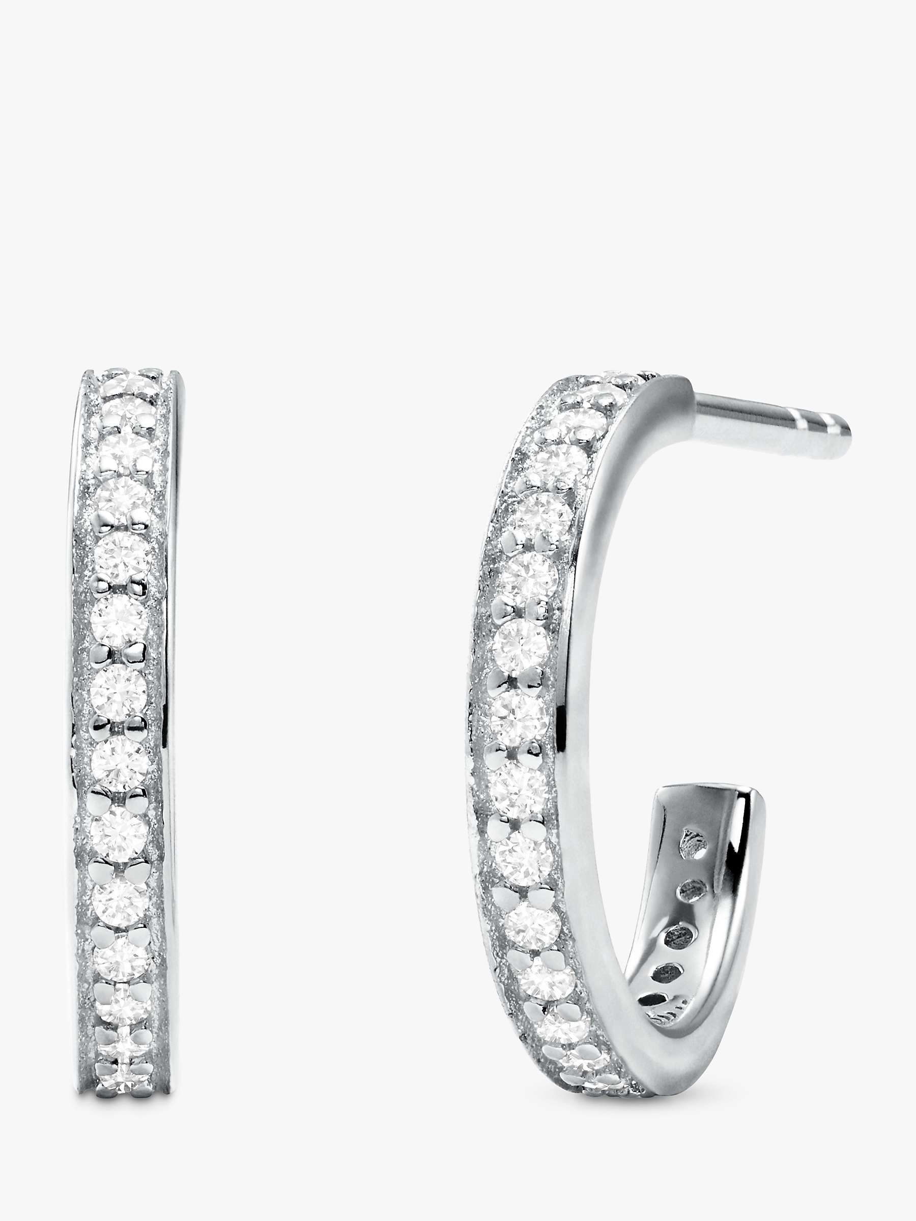 Buy Michael Kors Cubic Zirconia Hoop Earrings Online at johnlewis.com