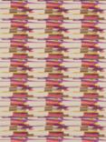 Harlequin Zeal Furnishing Fabric, Coral/Gold/Amethyst