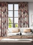 Harlequin Flores Furnishing Fabric, Damson/Viola/Blush