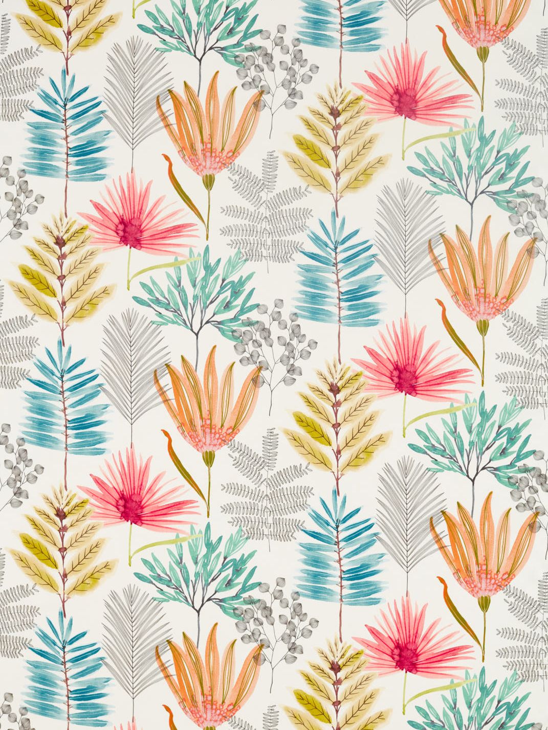 Harlequin Yasuni Furnishing Fabric, Paprika/Kiwi
